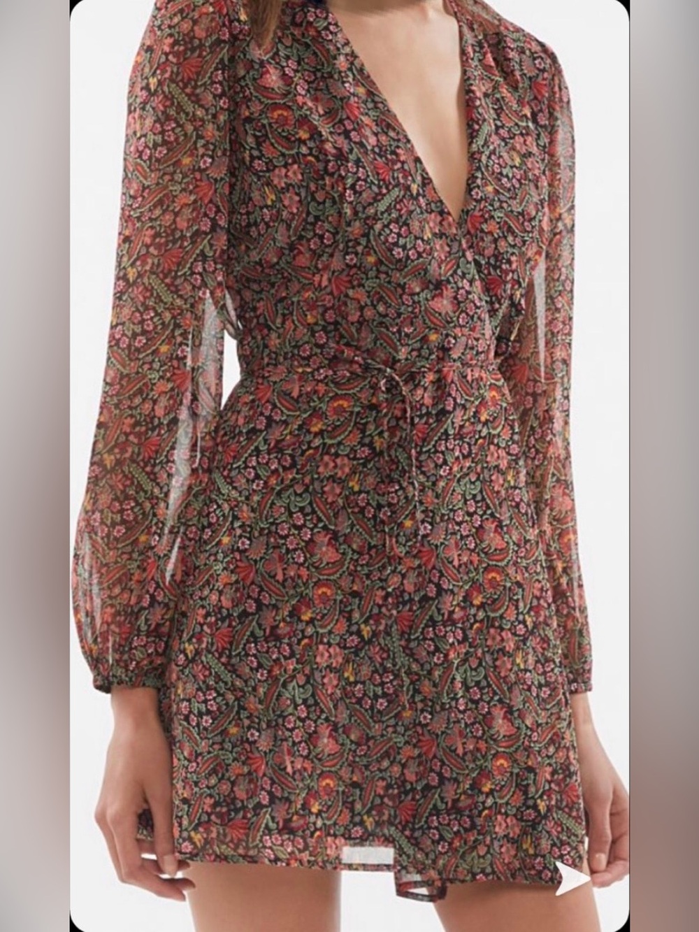 Floral Wrap Dress